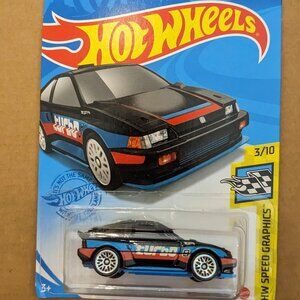 HOT WHEELS HW 2021 Speed Graphics 1985 Honda CR-X JDM car toy